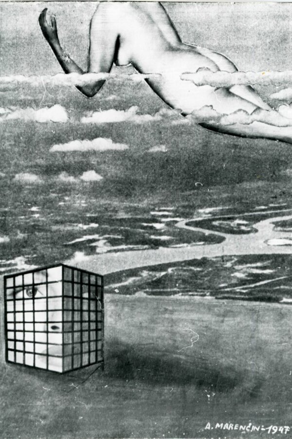 Albert Marenčin, Koláže, Brno – Dům umění, leden 1967